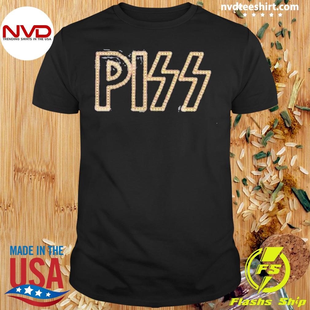 Piss Kiss Logo Parody Shirt