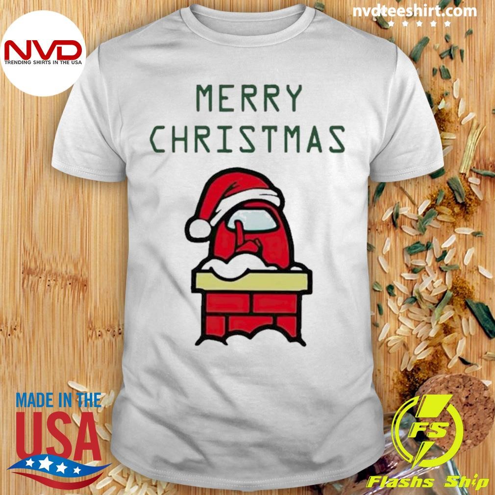 Santa Among Us Merry Christmas Shirt
