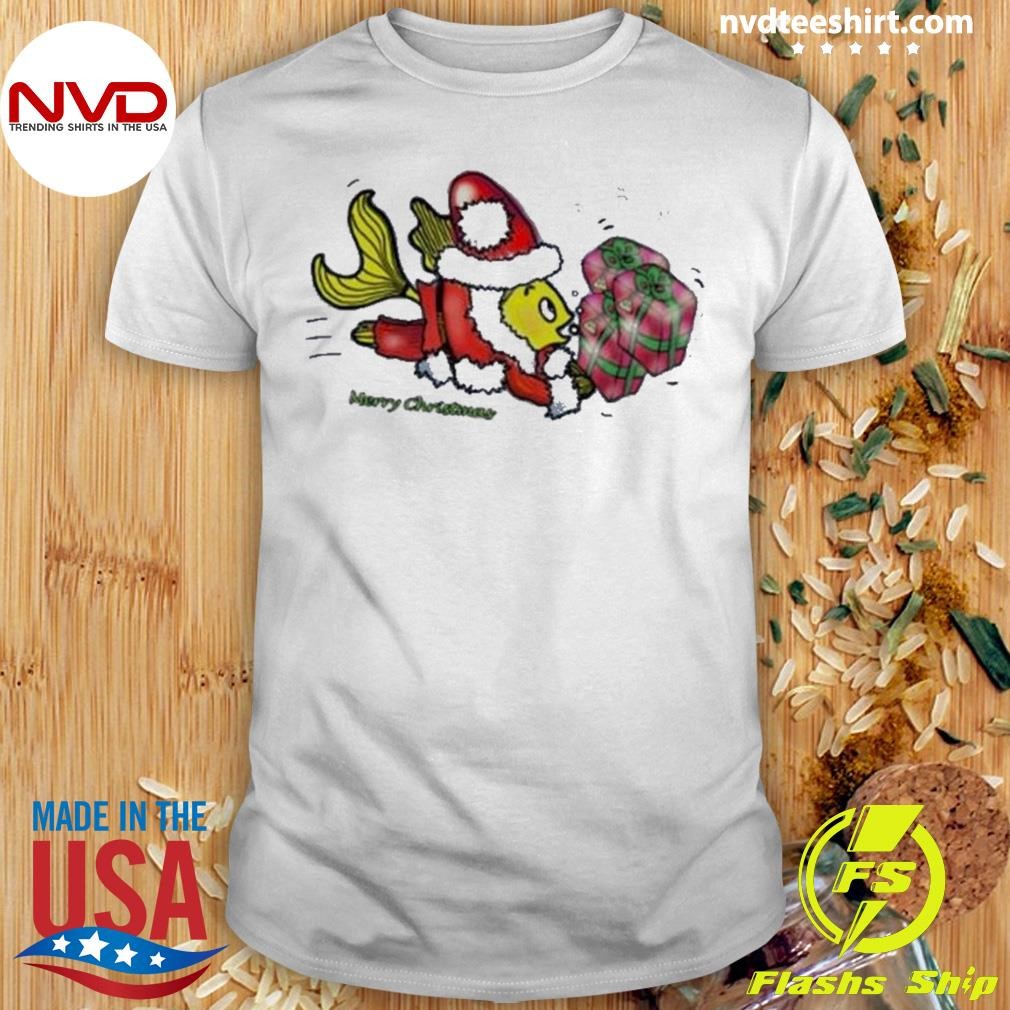 Santa Clause Fish – funny cute Christmas Shirt