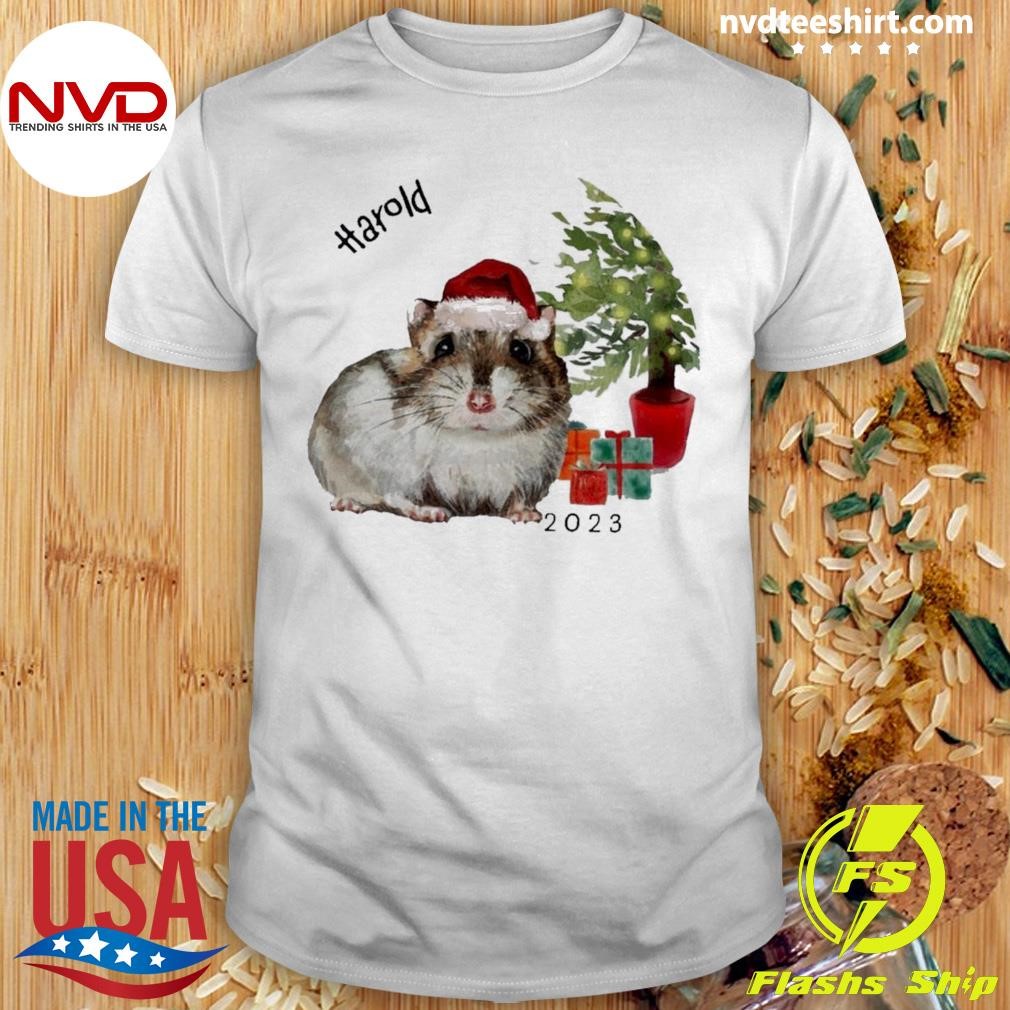 Santa Hamster Christmas Shirt