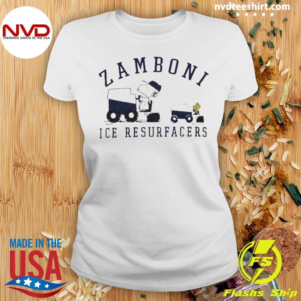 snoopy zamboni shirt