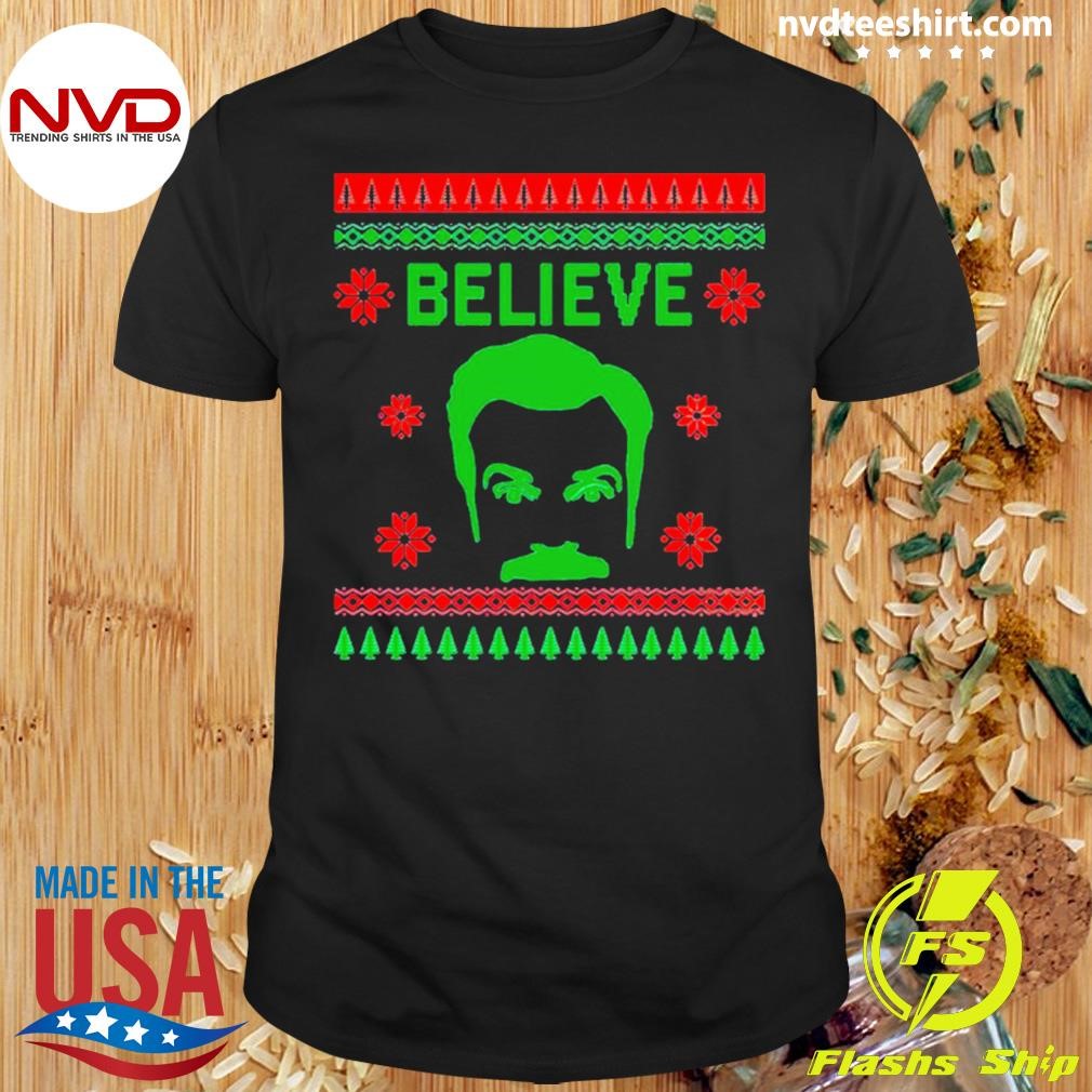Ted Lasso Believe Ugly Christmas Shirt