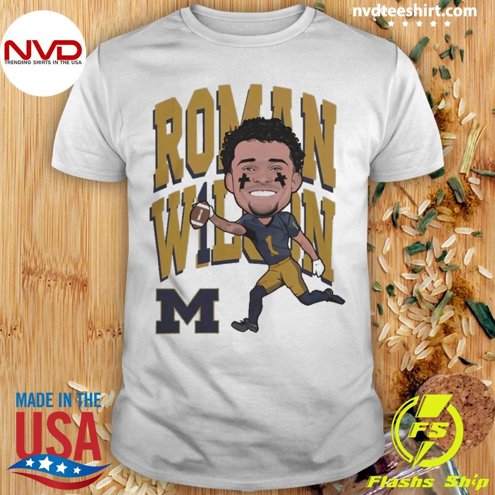 The Mden Valiant University Of Michigan Football Roman Wilson Shirt