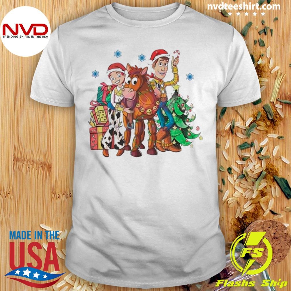 Toy Story Christmas Jessie Woody Shirt