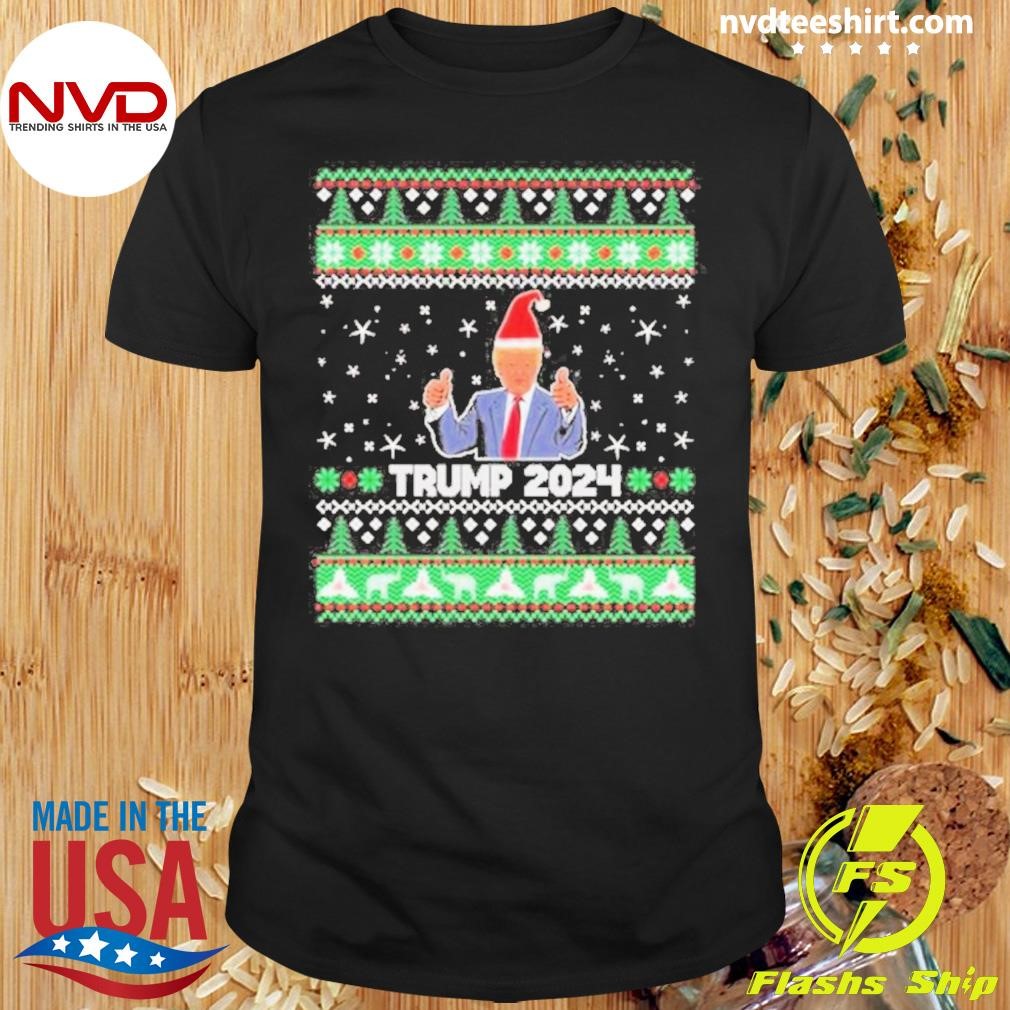 Trump 2024 Fjb Anti-biden Ugly Christmas Shirt