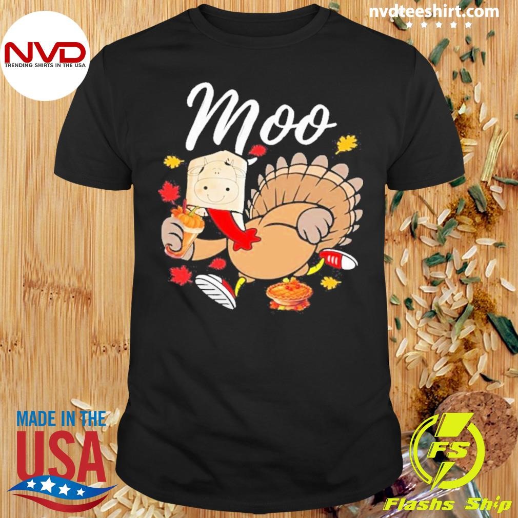 Turkey Moo Thanksgiving 2023 Shirt