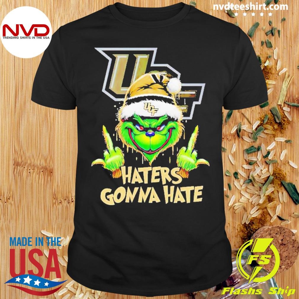 Ucf Knights Grinch Haters Gonna Hate Christmas Shirt