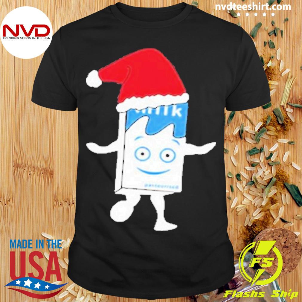 Blur Milk Carton Christmas Shirt
