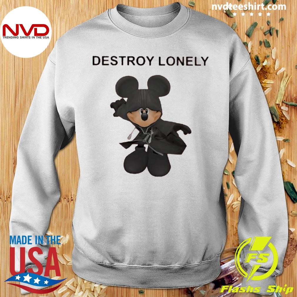 Mickey mouse shop destroy t-shirt