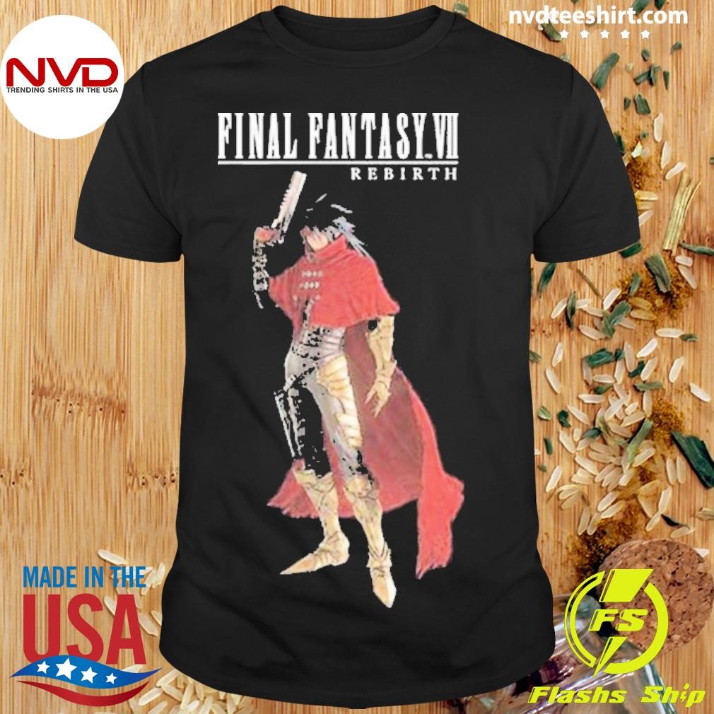 Vincent Valentine In Final Fantasy Vii Rebirth Ff7r Shirt