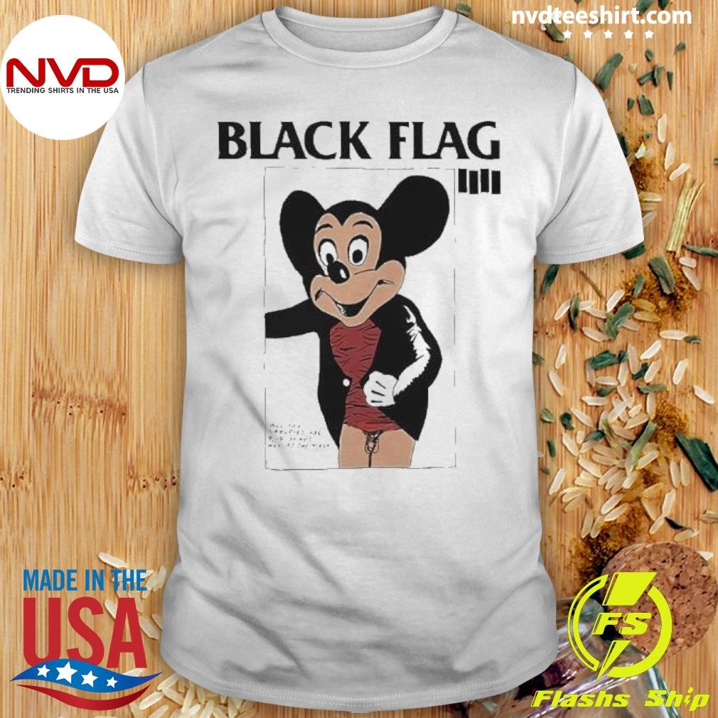 BLACK FLAG ブラックフラッグ ミッキー Tシャツ レイモンドペティボン BLACK FLAG ブラックフラッグ ミッキー Tシャツ レイモンド