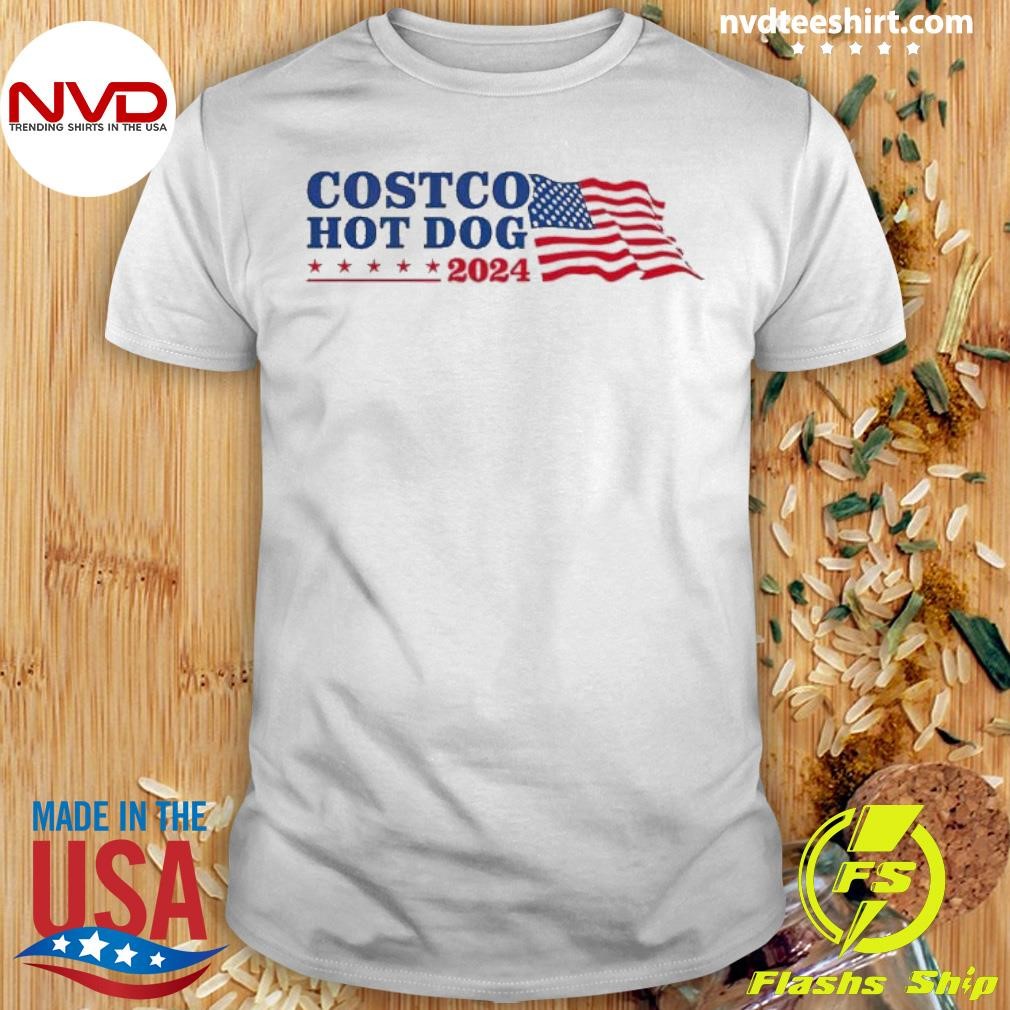 Costco Hot Dog 2024 Shirt NVDTeeshirt   Costco Hot Dog 2024 Shirt Shirt 