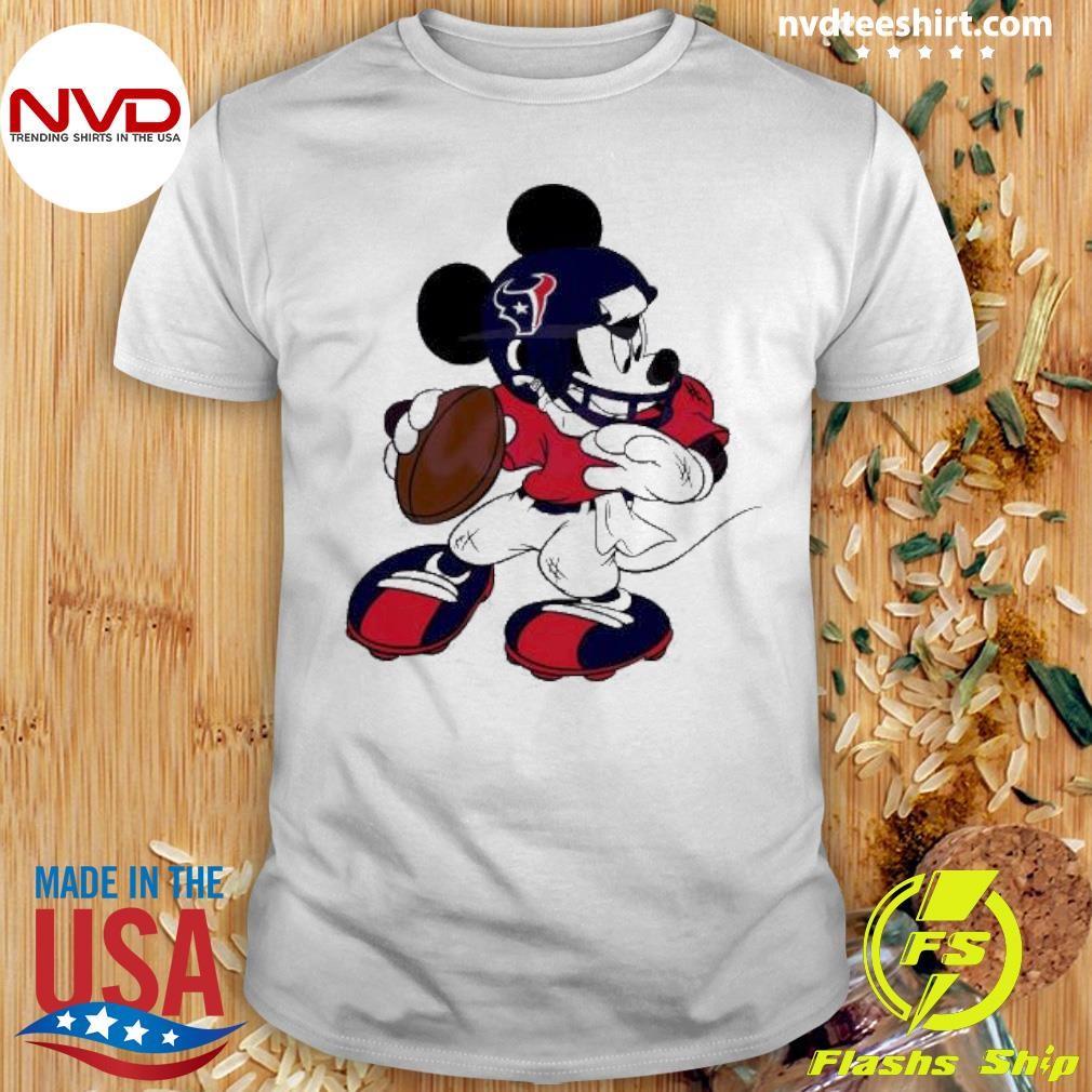 Houston Texans Nfl Mickey Mouse 2024 Shirt NVDTeeshirt