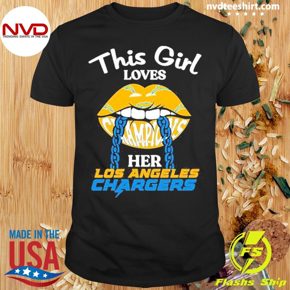 Chargers girl outlet shirts