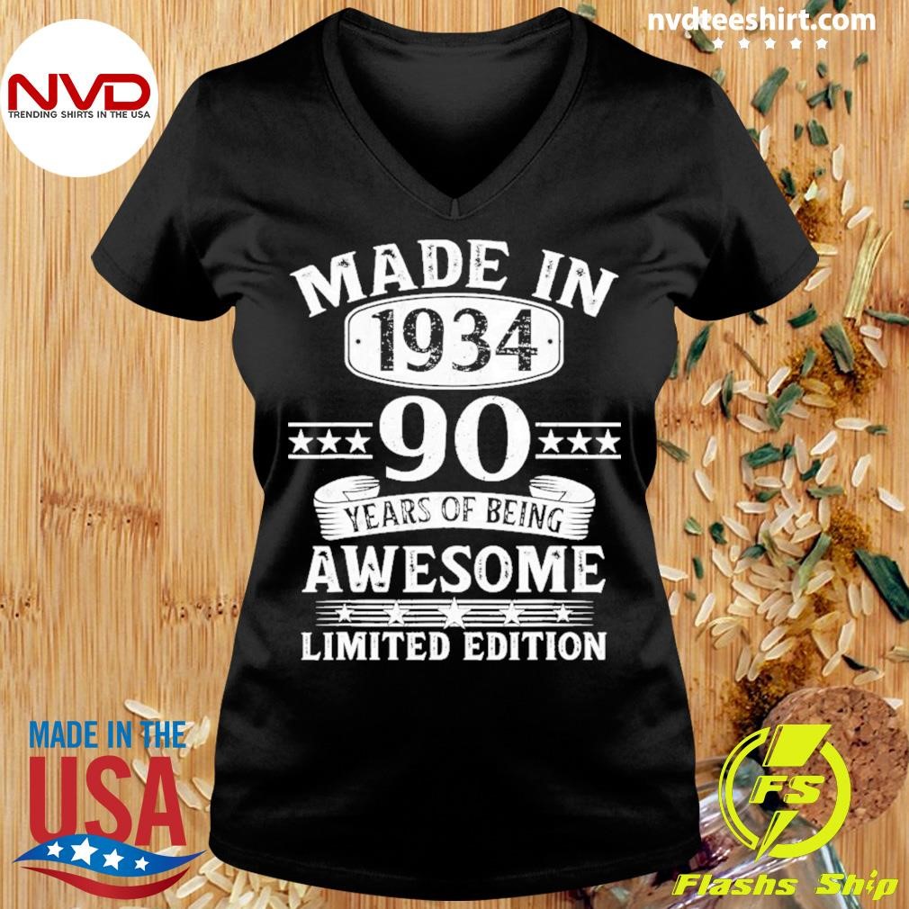 Made In 1934 90 Years Of Being Awesome Limited Edition 90th
