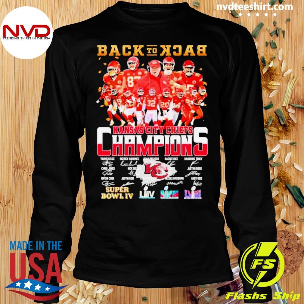 Back To Back Super Bowl Champions Kansas City Chiefs Super Bowl Lviii ...