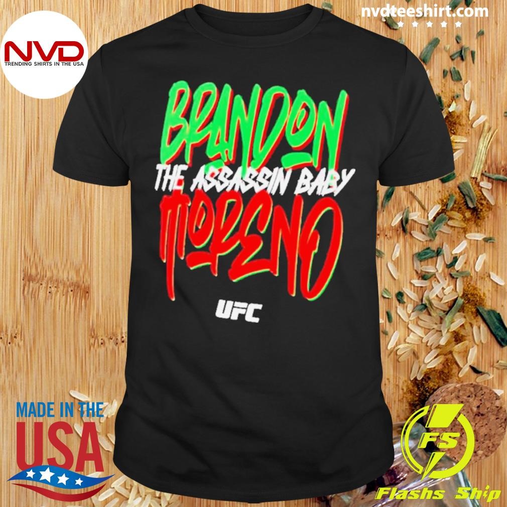 Ufc Merch Brandon Moreno Heather Gray Fanatics Branded The Assassin Baby T  Shirt
