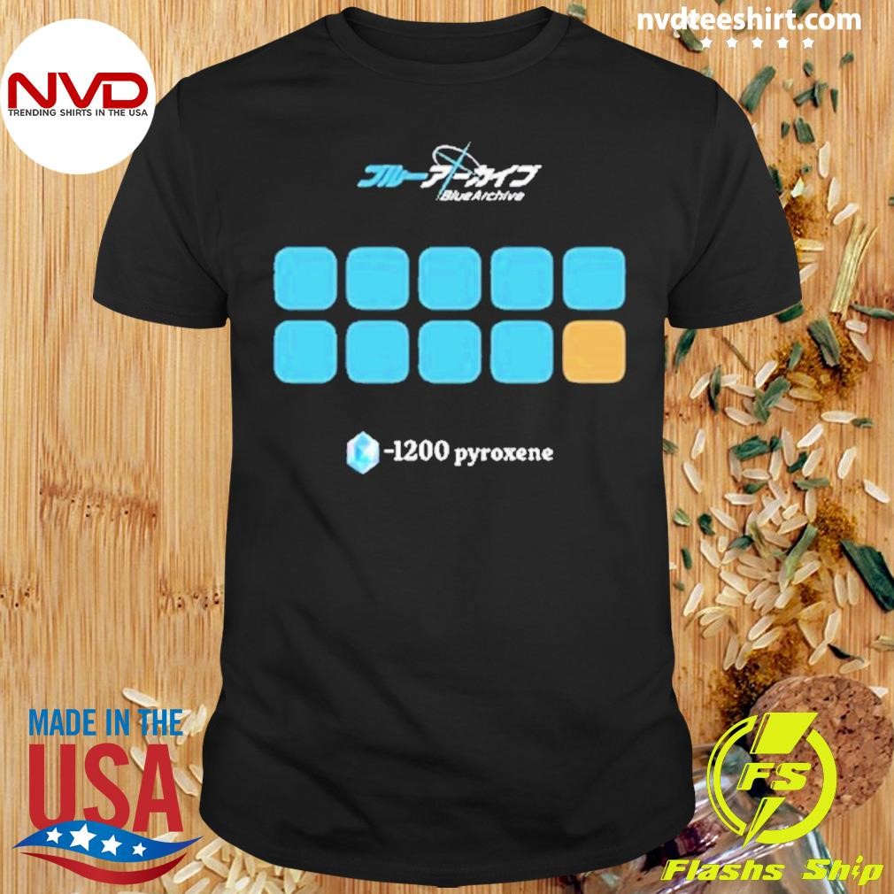 Blue Archive 1200 Pyroxene Shirt