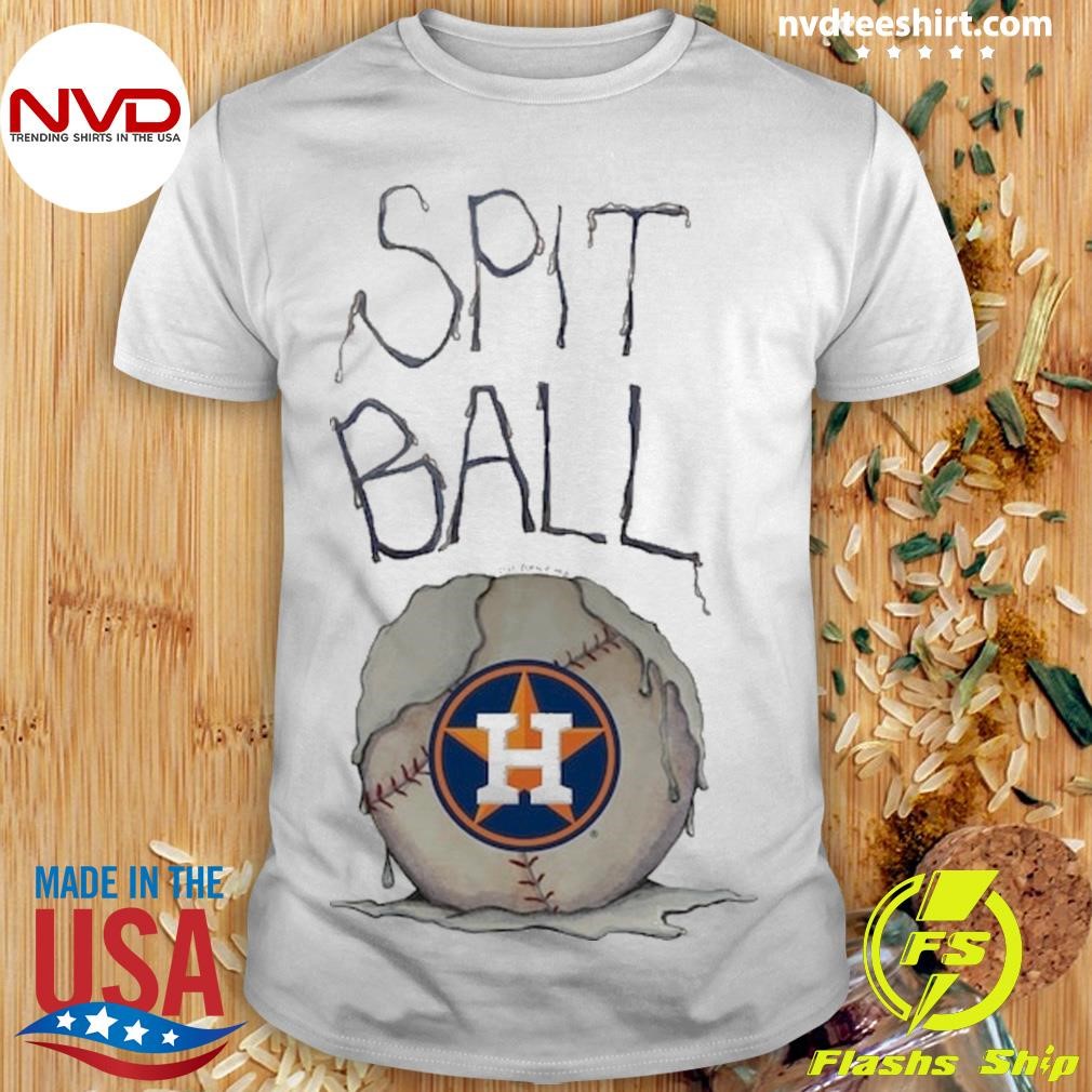 Houston Astros Spit Baseball Saliva Shirt