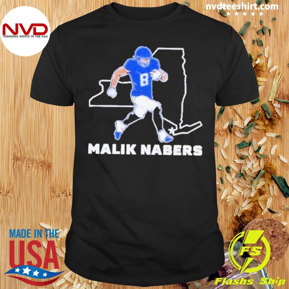 Malik Nabers State Star Shirt