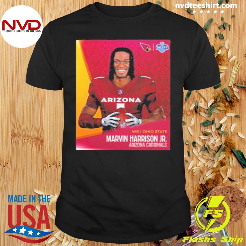 Nfl Draft 2024 Wr Ohio State Marvin Harrison Jr Arizona Cardinals Shirt