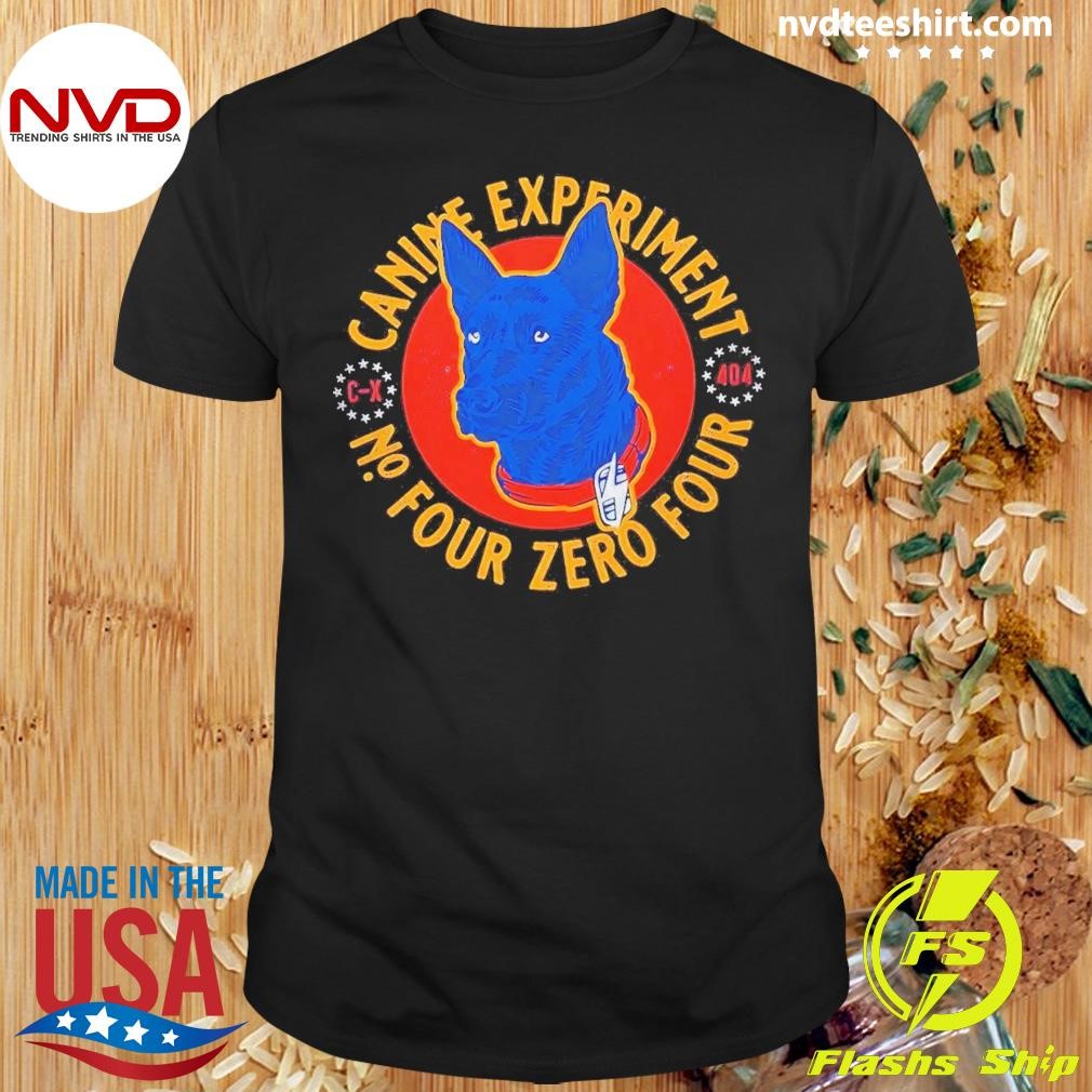 Canine Experiment No Four Zero Four Fallout Shirt