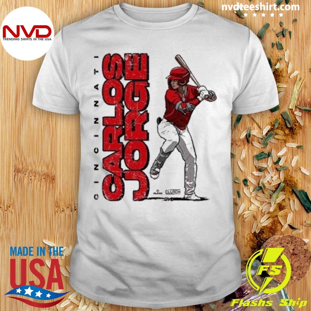 Carlos Jorge Cincinnati Reds Player Shirt