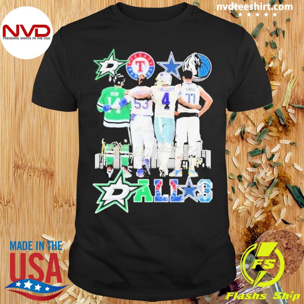 Dallas Stars X Texas Rangers X Dallas Cowboys X Dallas Mavericks Shirt