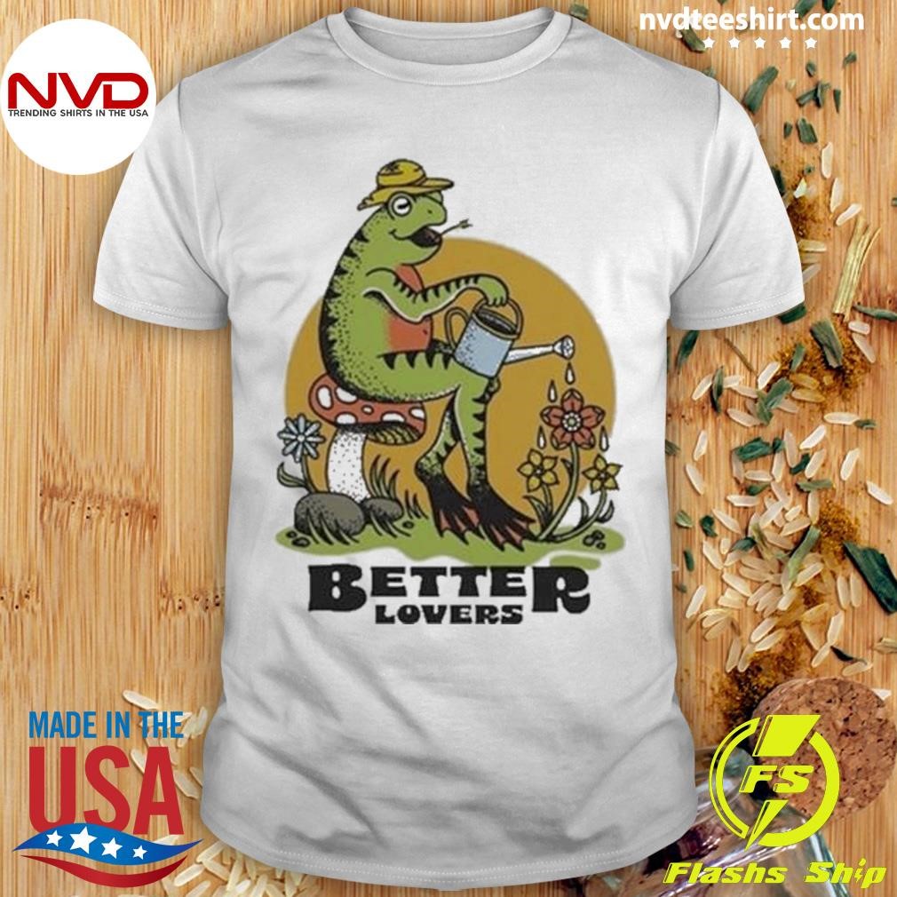 Down Right Better Lovers Spring Frog Shirt