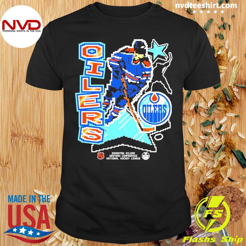 Edmonton Oilers Player Hockey Retro Shirt