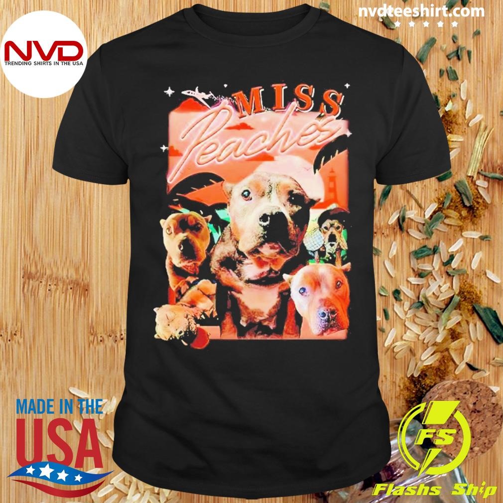 Miss Peaches Faces Dog Shirt