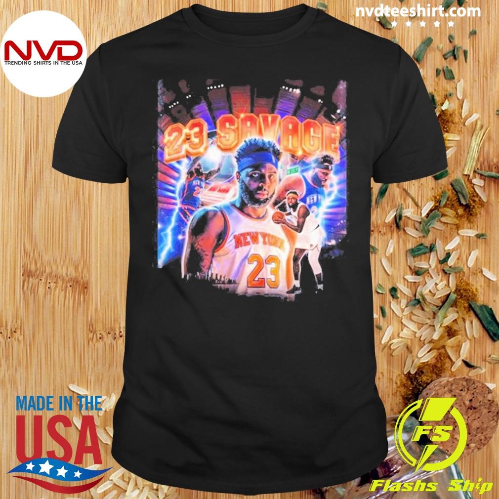 Mitchell Robinson 23 Savage Shirt