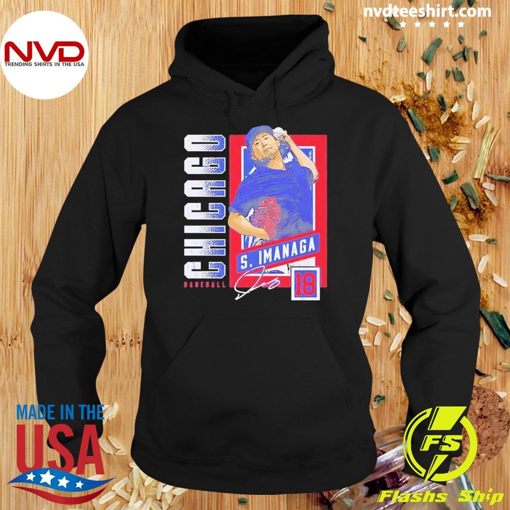 Shota Imanaga 18 Chicago Cubs Baseball Signature Comic Shirt Hoodie.jpg