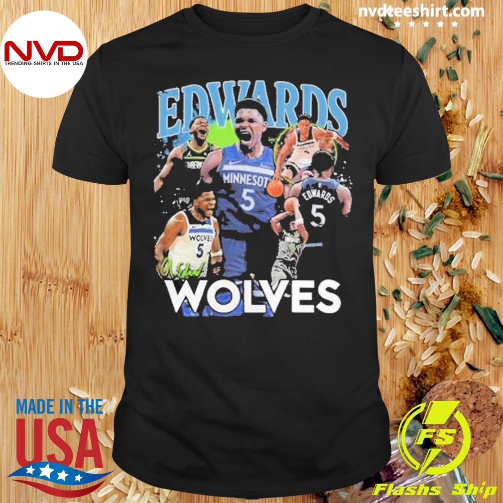 Stadium Essentials Anthony Edwards Minnesota Timberwolves Shirt