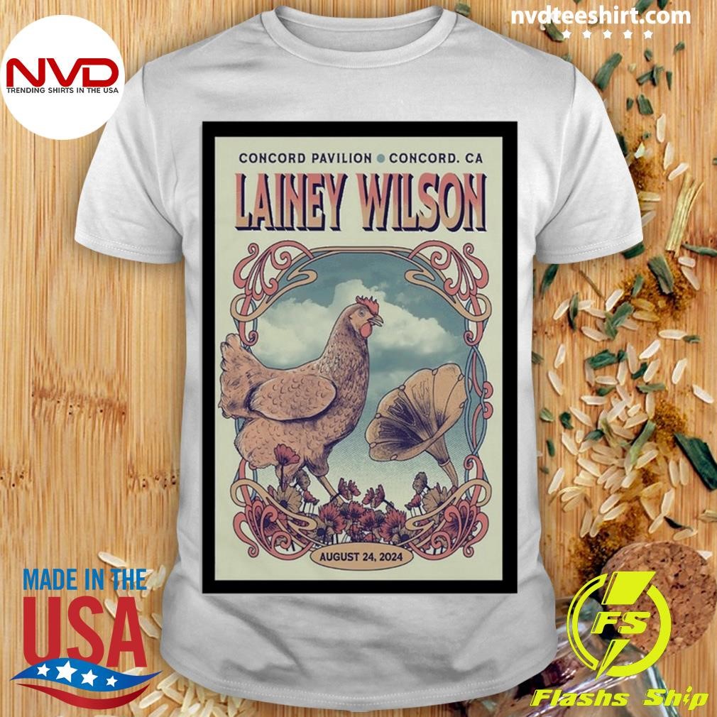 iney Wilson Aug 24 2024 Toyota Pavilion at Concord in Concord Tour Poster Shirt