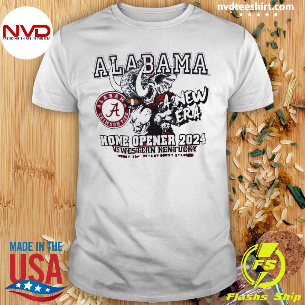 Alabama Home Opener vs.Western Kentucky Home Opener 2024 Saban Field Shirt