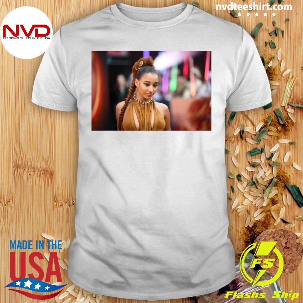 Amandla Stenberg on The Acolyte Cancellation Shirt