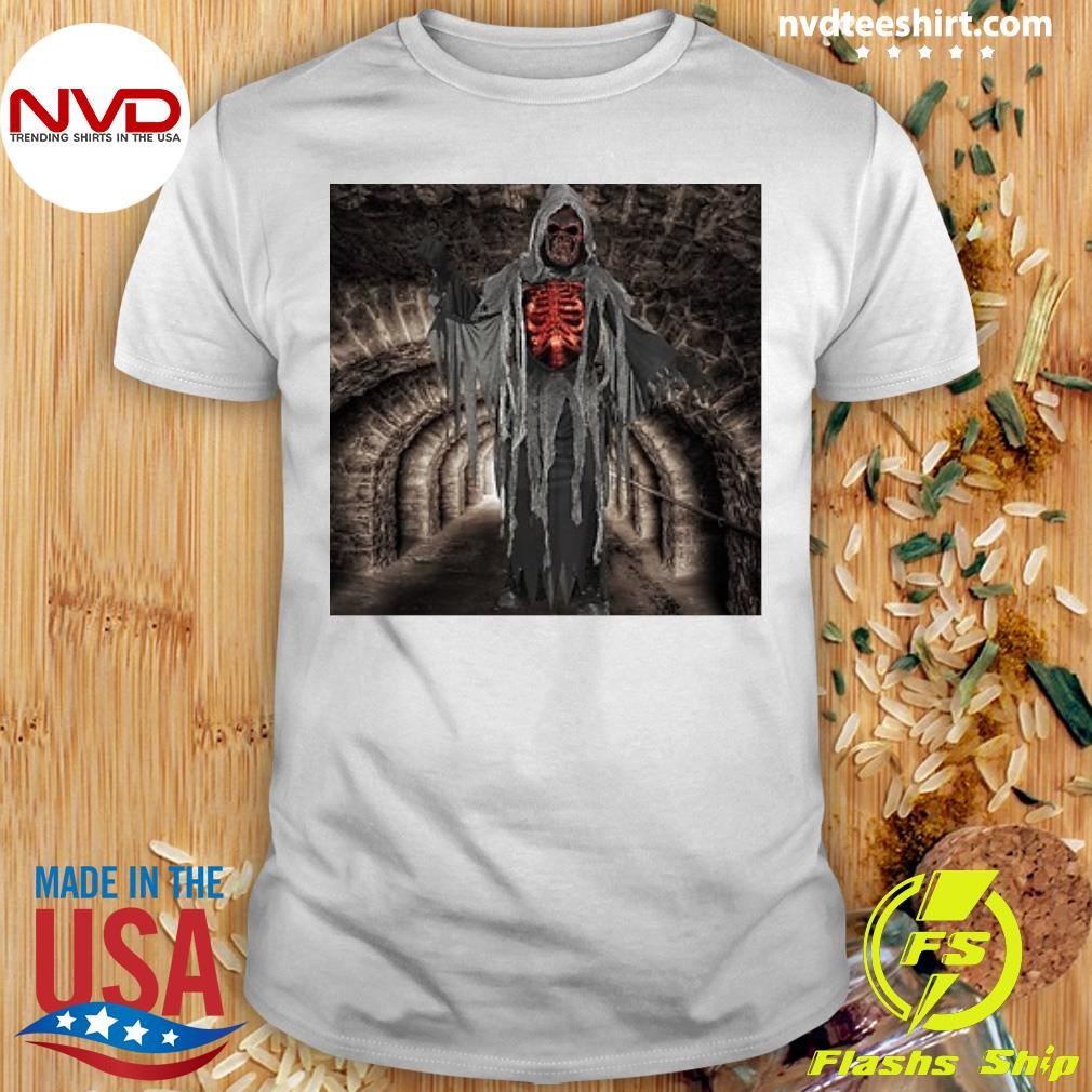 Boy's Smoldering Reaper Halloween 2024 Shirt