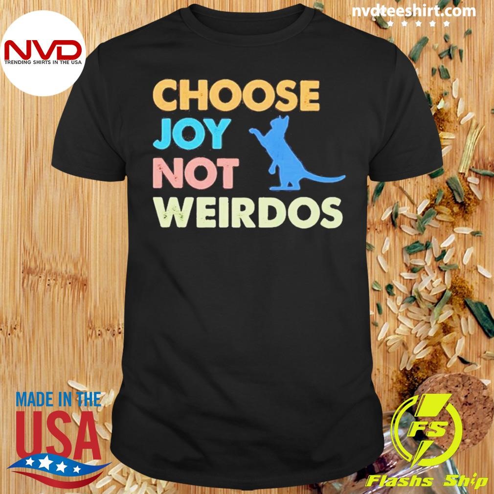 Cat Ladies Choose Joy Not Weirdos 2024 Shirt