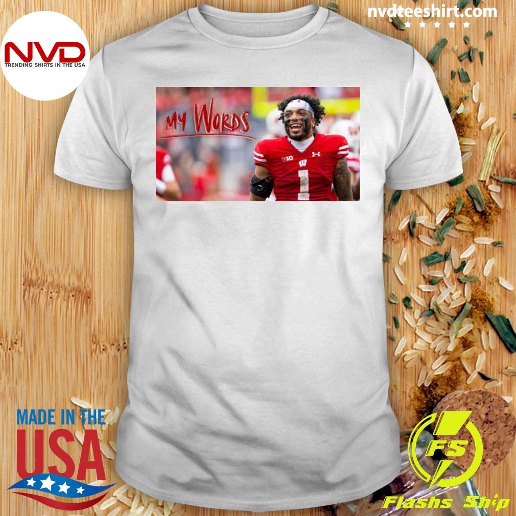 Chez Mellusi Wisconsin Badgers Football Shirt