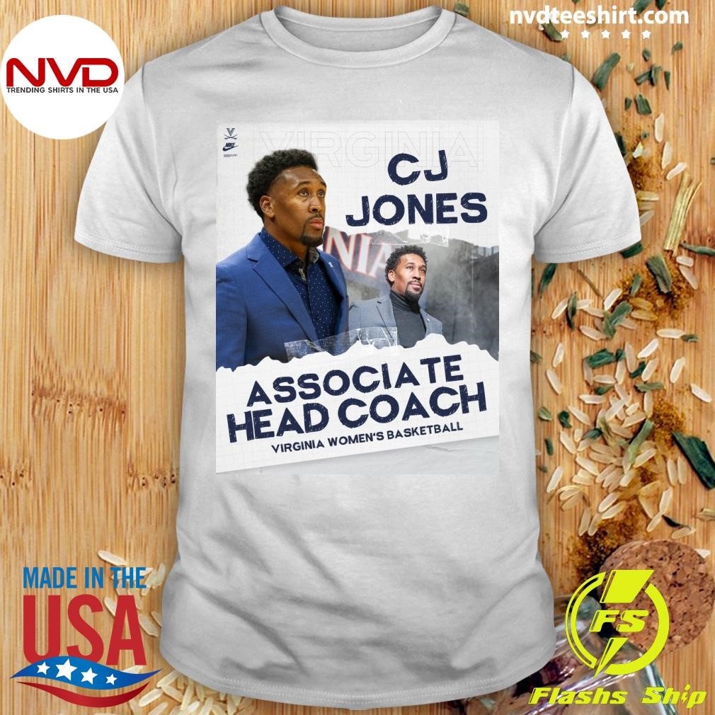 Cj Jones Associate Head Coach Virginia Women's Basketball Shirt