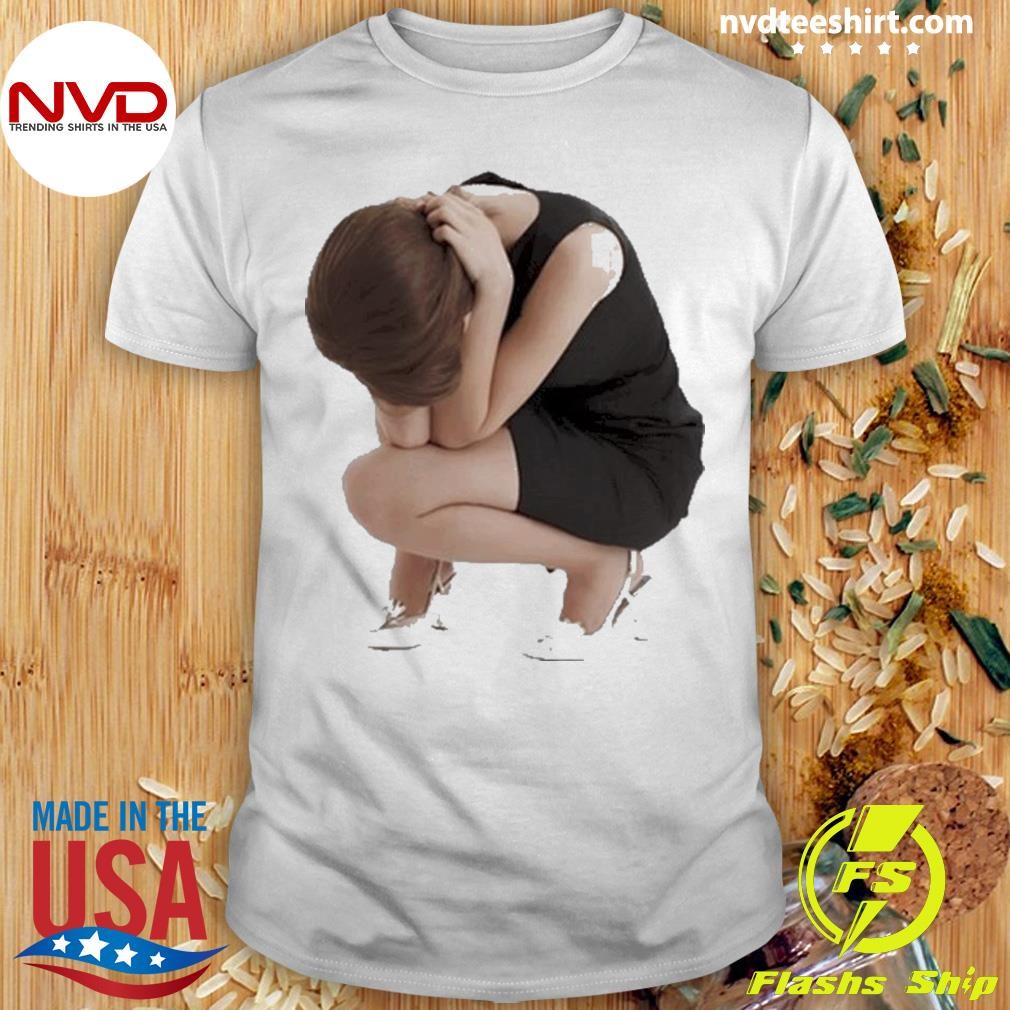 Crying Girl With A Gun Shirt