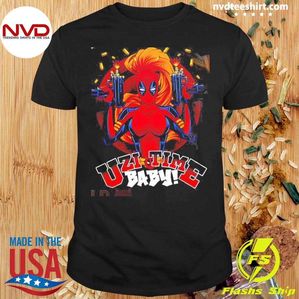 Deadpool & Wolverine Uzi Time Baby 2024 Shirt