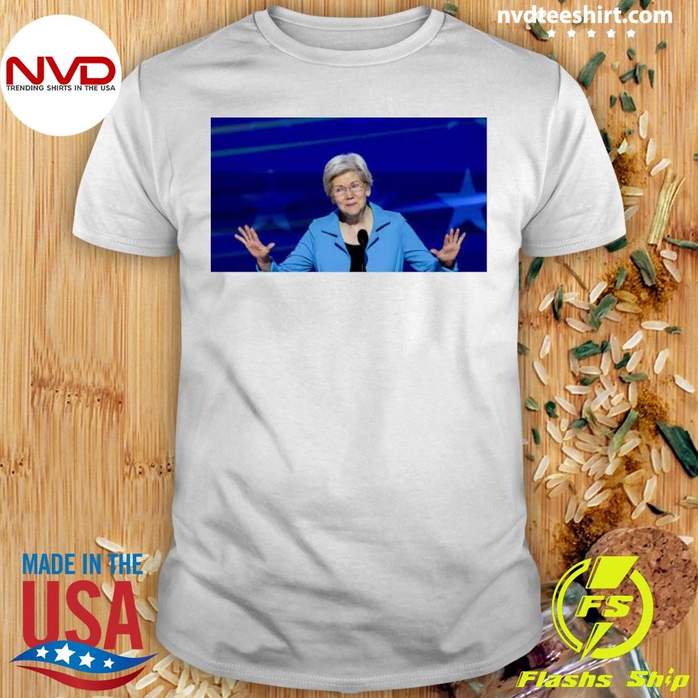 Elizabeth Warren's cough gag humiliatesd Donald Trump and JD Vance at DNC Shirt