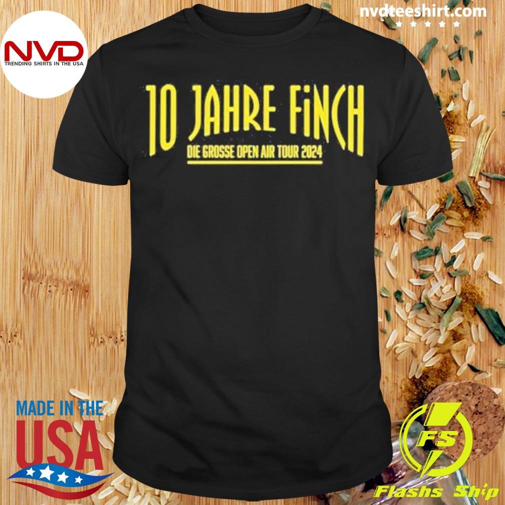 Finch 10 Jahre Finc Tour 2024 Shirt