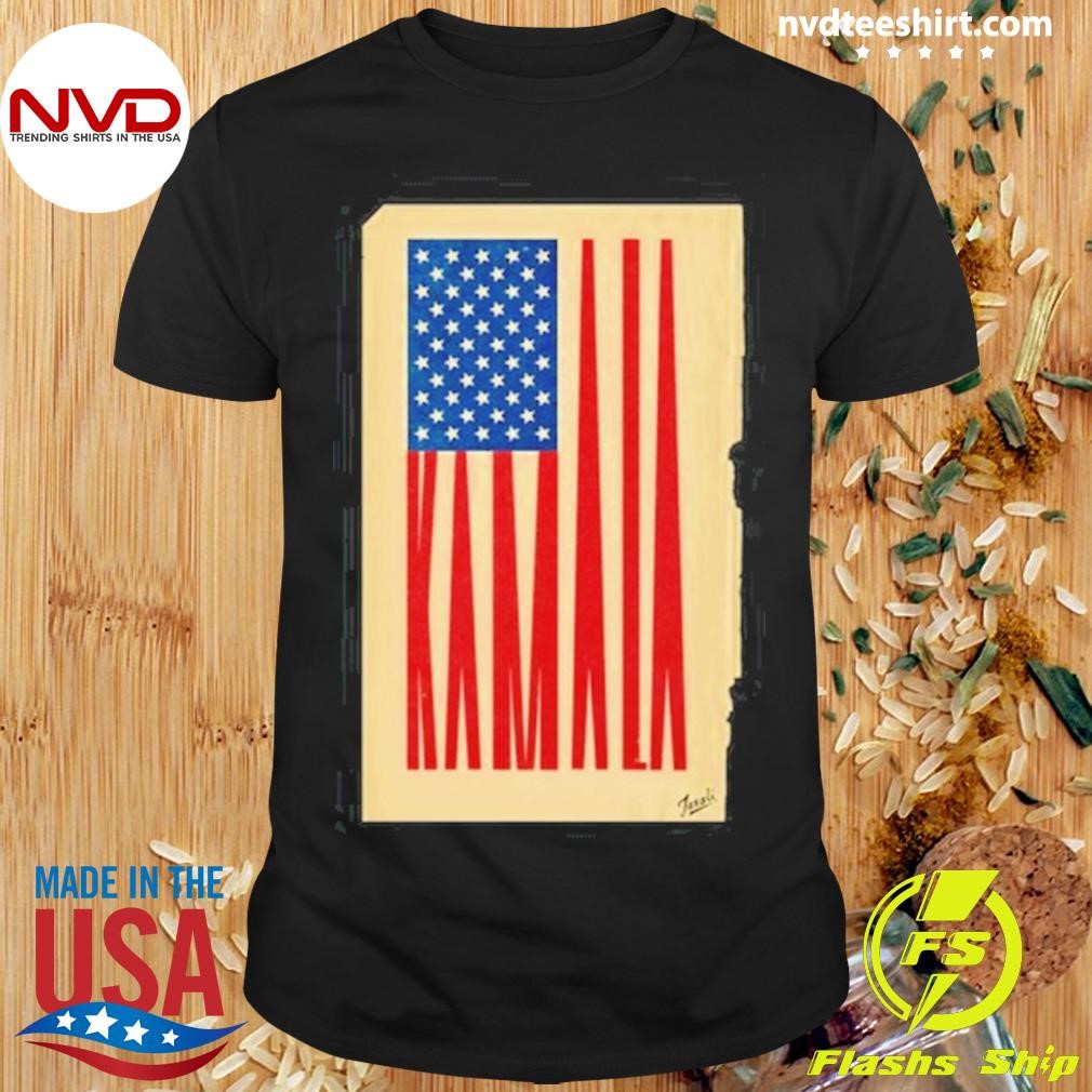 Gary Taxali Kamala Flag Eco 2024 Shirt