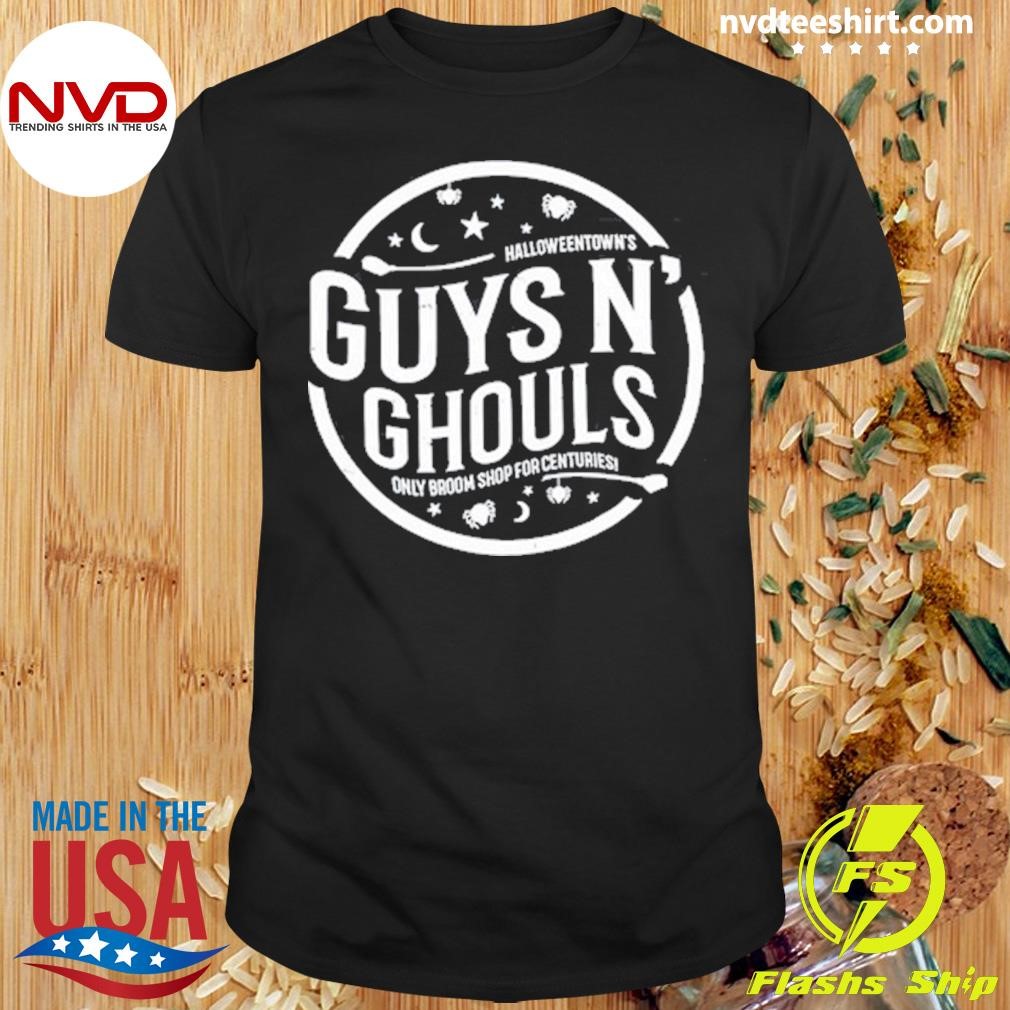 Halloweentown Guys And Ghouls Only Broom For Centuries Tee Shirt