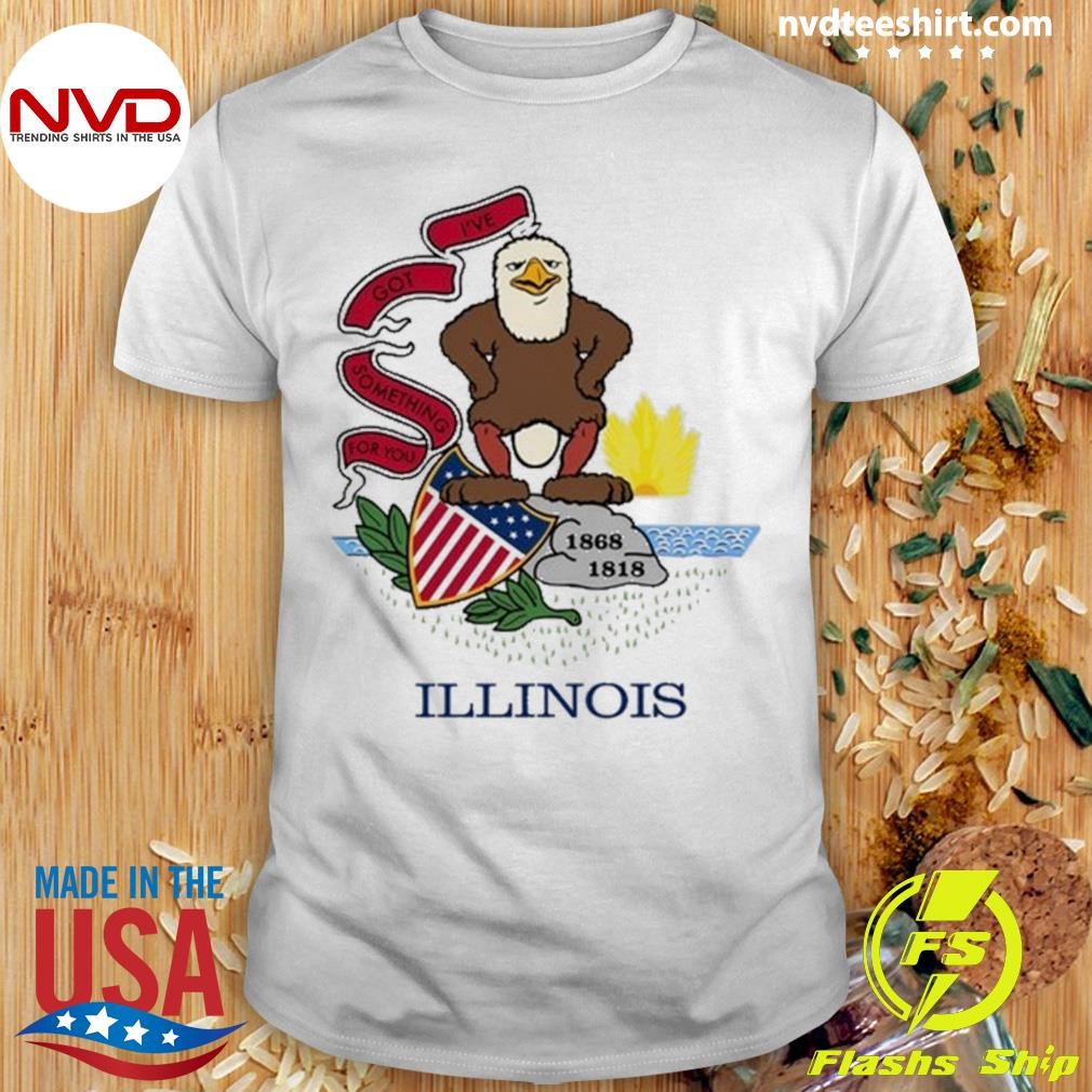 Illinois Insurance State Flag 1818-1868 Shirt