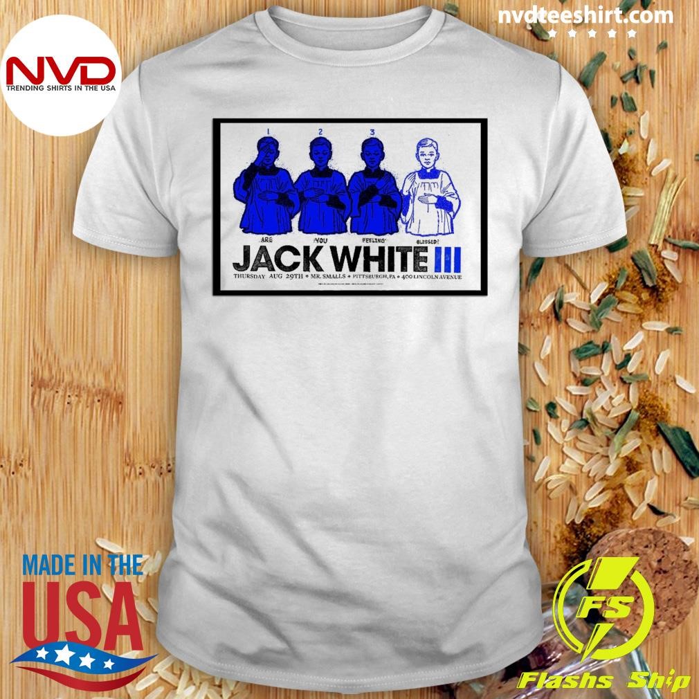 Jack White Tour Mr Smalls Poster Lincoln Avenue Aug 29 2024 Shirt