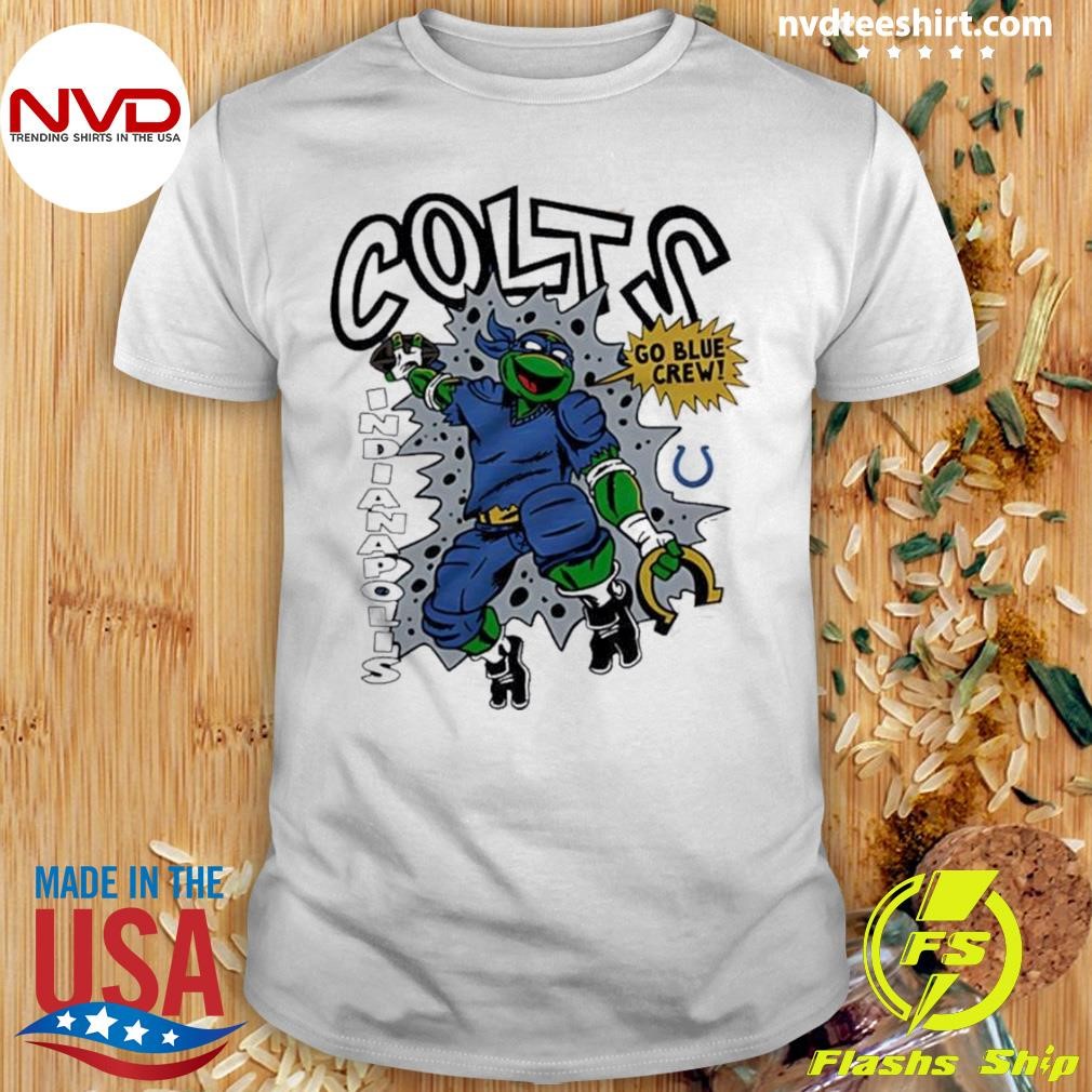 Leonardo X Indianapolis Colts Comic 2024 Shirt